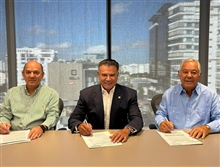 Junta Directiva Club Deportivo Naco firma contrato con Fiduciaria Reservas y Caribbean View Golf and Country Club S.R.L.