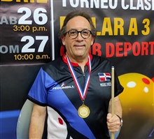 Miguel Svelti, campeón del Torneo Nacional de Billar a 3s Bandas