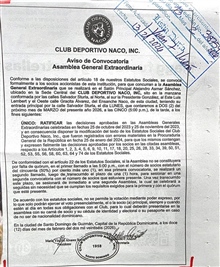 Asamblea General Extraordinaria