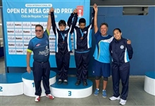 López y Taveras ganan bronce en U-11 en torneo internacional de tenis de mesa