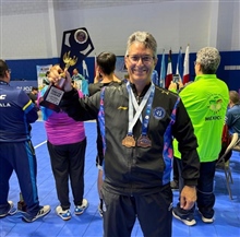 ¡Naqueño Nicolás Cáffaro logra doble bronce!