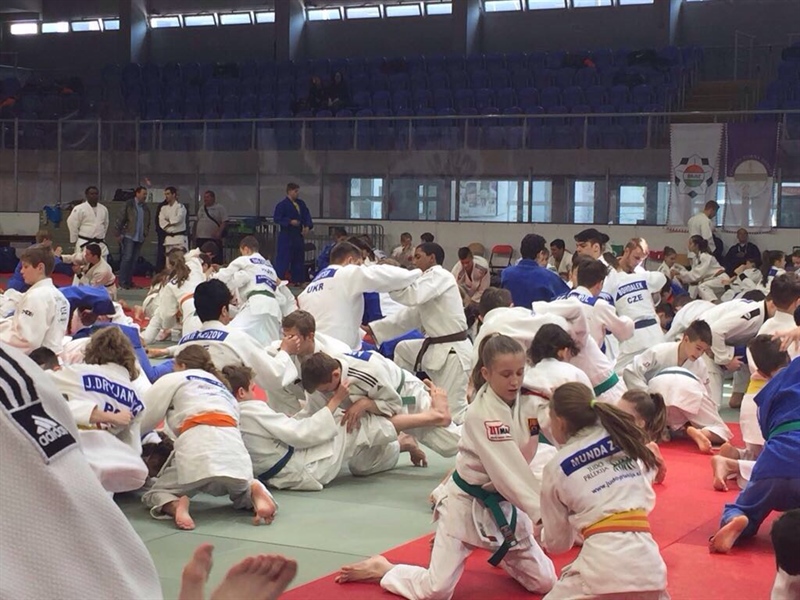 Judokas Marcos Marte y Antonio Tornal participaron en la Copa Abierta de Judo de Budapest