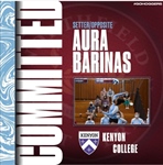 Aura Barinas Logró Beca Deportiva en Kenyon College
