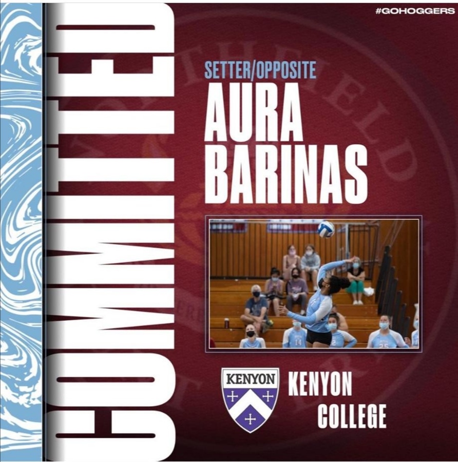 Aura Barinas Logró Beca Deportiva en Kenyon College