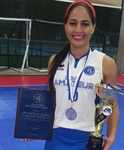 María C la Nueva Presidenta Asociación de Padres del Voleibol Naqueño