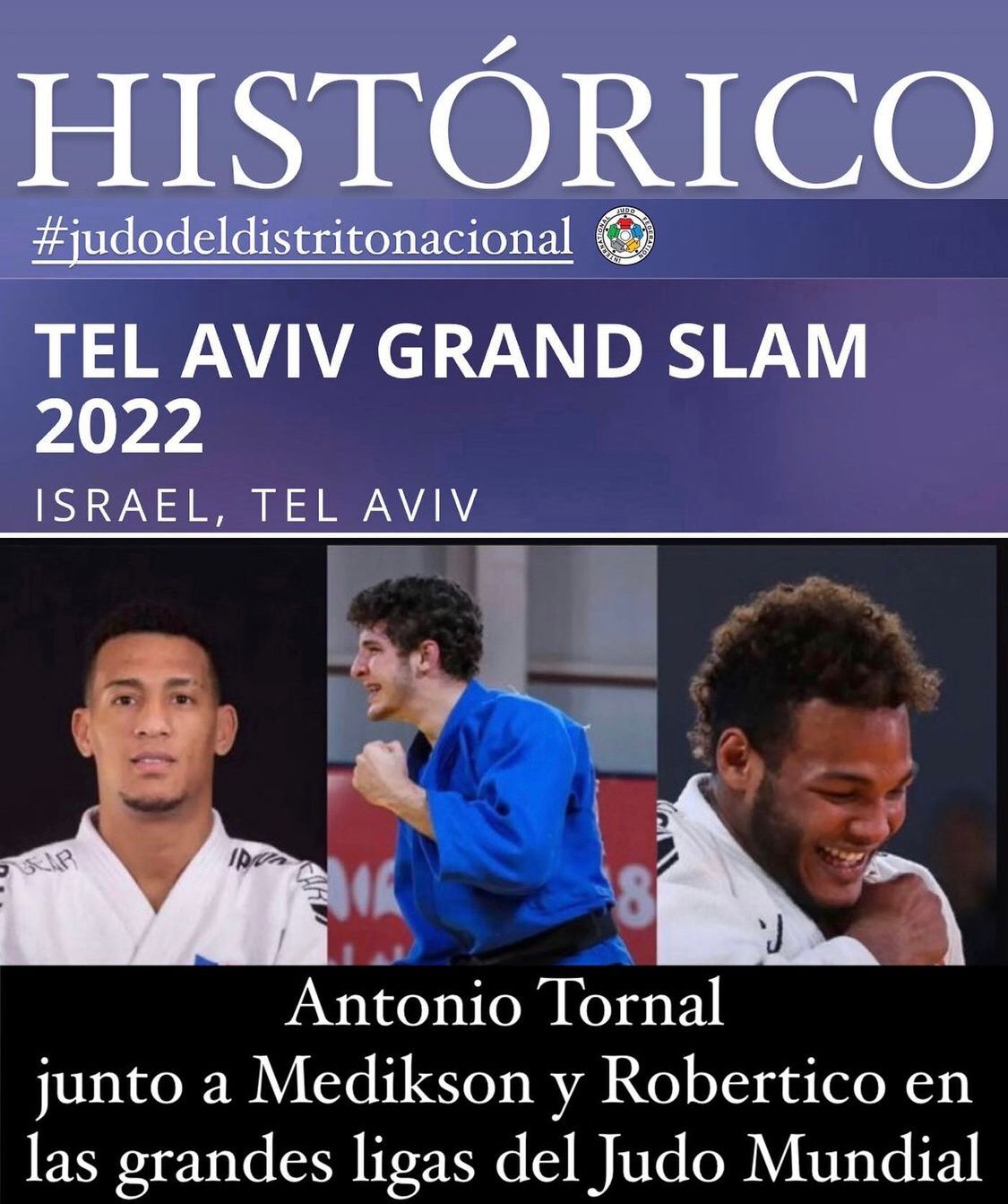 Nuestro Judoca Antonio Tornal Competirá en Tel Aviv