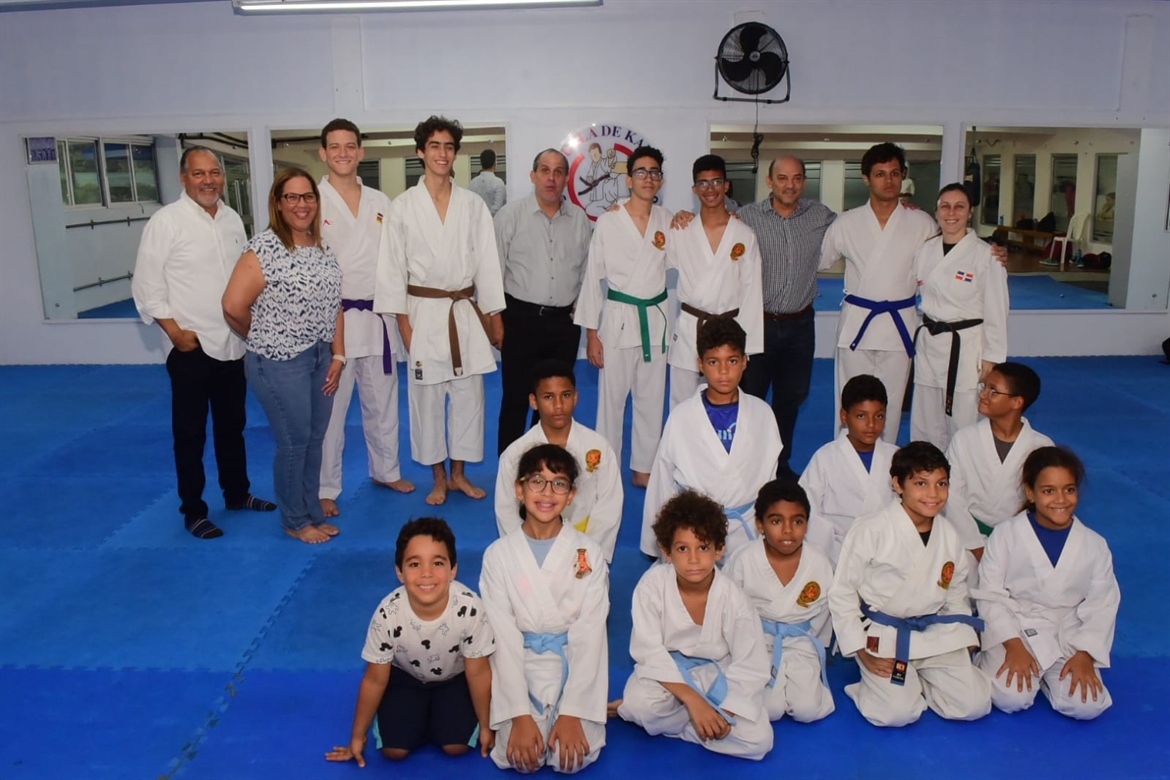 El Club Naco entrega remozada las instalaciones de Karate