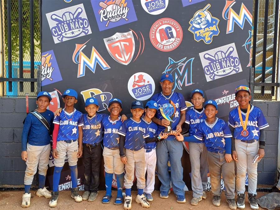 Club Naco se corona Campeón en Beisbol (7-8 años)