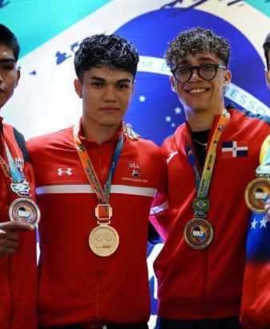 Rafael Trujillo sube al podium en Pan American Karate