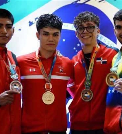 Rafael Trujillo sube al podium en Pan American Karate