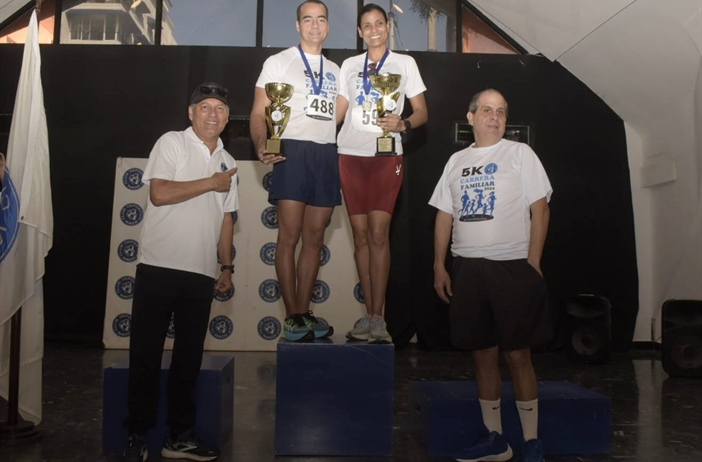 Jenny Suero y Andrés Núñez se imponen en Carrera 5k