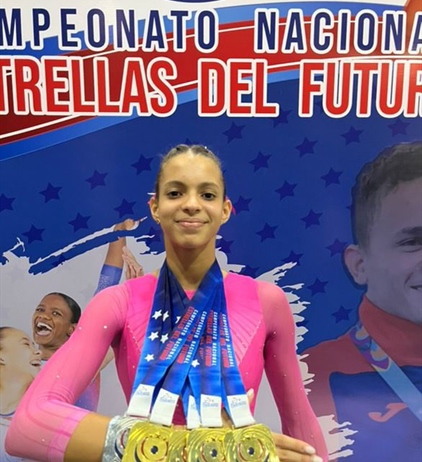 Mia Lugo se corona Campeona Nacional Nivel UPAG 3