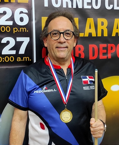 Miguel Svelti, campeón del Torneo Nacional de Billar a 3s Bandas