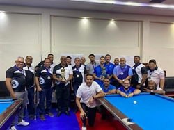 Club Deportivo Naco gana amistoso de Billar al Club Los Prados