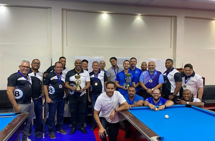 Club Deportivo Naco gana amistoso de Billar al Club Los Prados