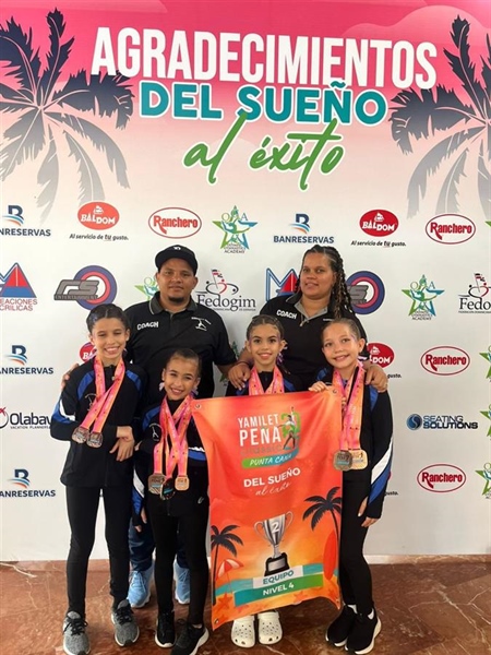 Destacada participación de la Gimnasia Naco en Copa Yamilet Peña 2025