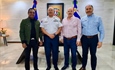 Reunión con el Director General de la Policía Nacional para Fortalecimiento de la Seguridad
