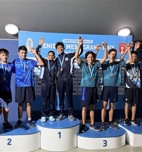 Superba actuación jugadores de tenis de mesa Club Naco