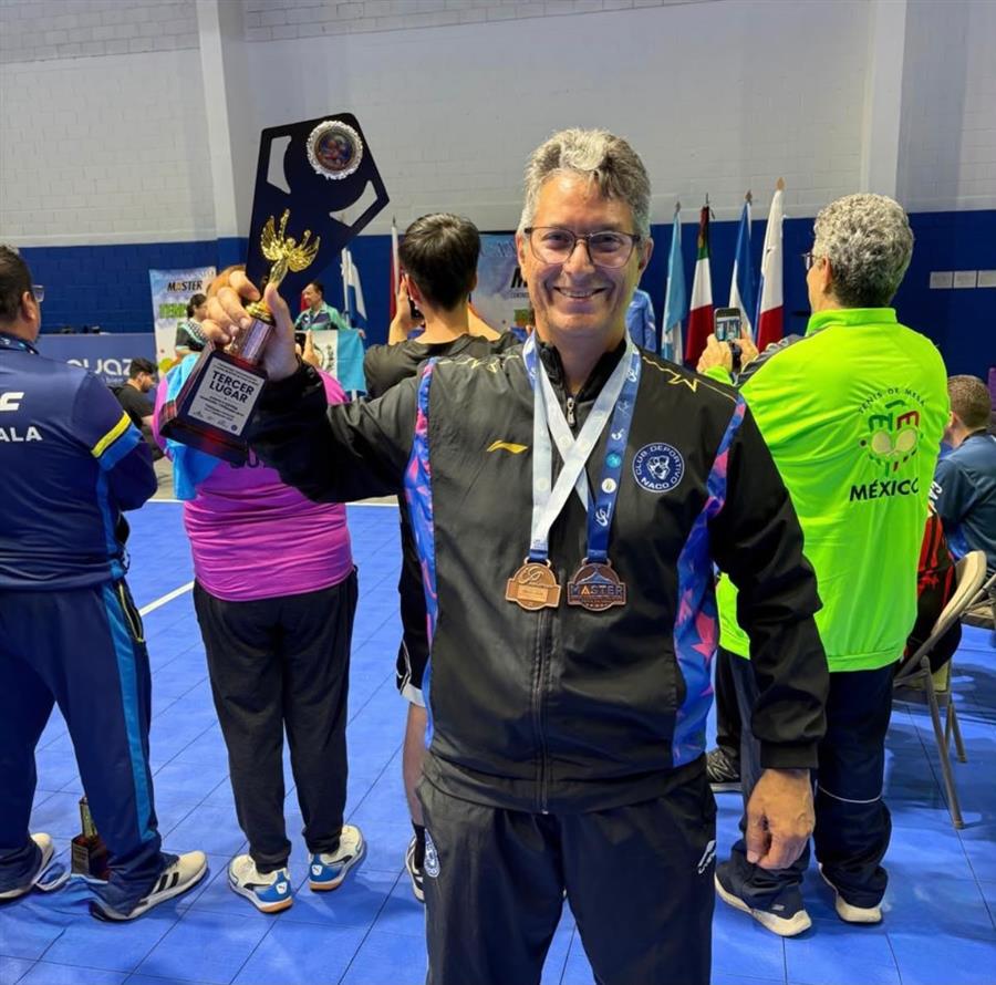 ¡Naqueño Nicolás Cáffaro logra doble bronce!