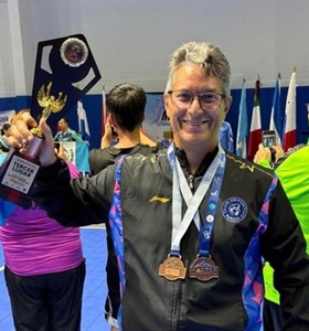 ¡Naqueño Nicolás Cáffaro logra doble bronce!