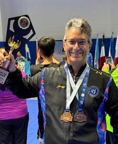 ¡Naqueño Nicolás Cáffaro logra doble bronce!