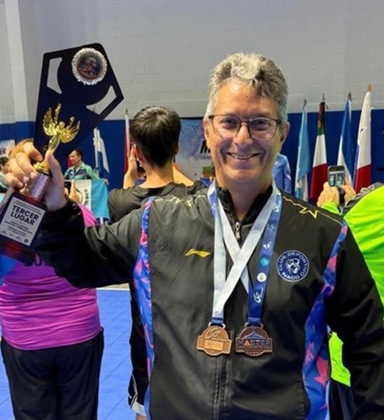 ¡Naqueño Nicolás Cáffaro logra doble bronce!