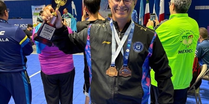 ¡Naqueño Nicolás Cáffaro logra doble bronce!