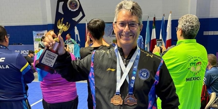 ¡Naqueño Nicolás Cáffaro logra doble bronce!