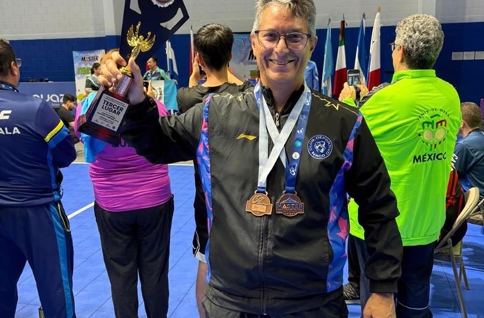 ¡Naqueño Nicolás Cáffaro logra doble bronce!