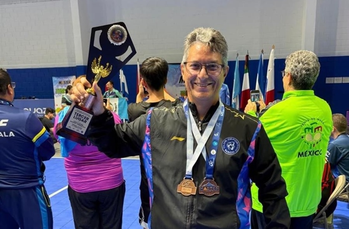 ¡Naqueño Nicolás Cáffaro logra doble bronce!