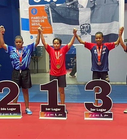 Tenis de Mesa Naco conquista títulos en Torneo Nacional U11 y U13