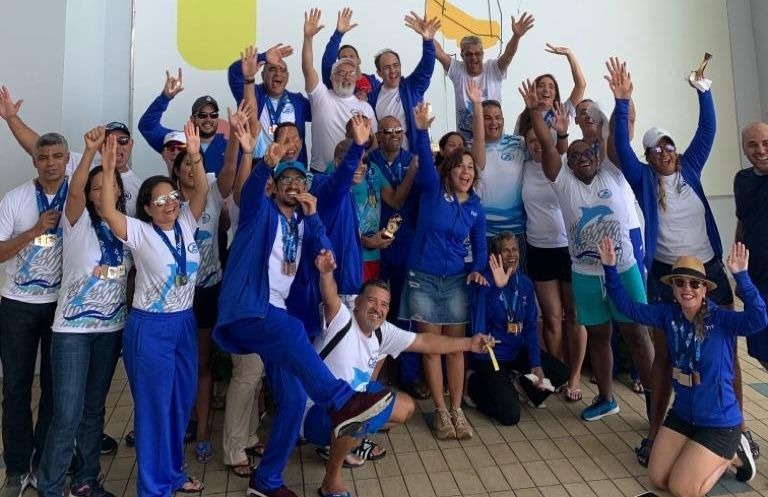Delfines del Naco Máster Ocuparon Segundo Lugar en Torneo Internacional