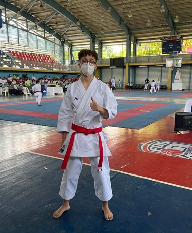Oro en Kata Para Rafael Trujillo Guerra en Copa Nacional de Karate