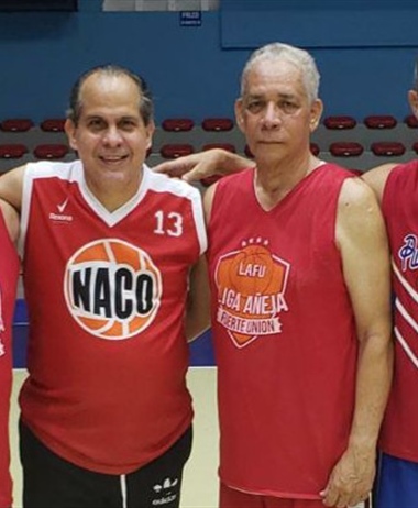 LAFU Seleccionó Jugadores Máster del Baloncesto Naqueño